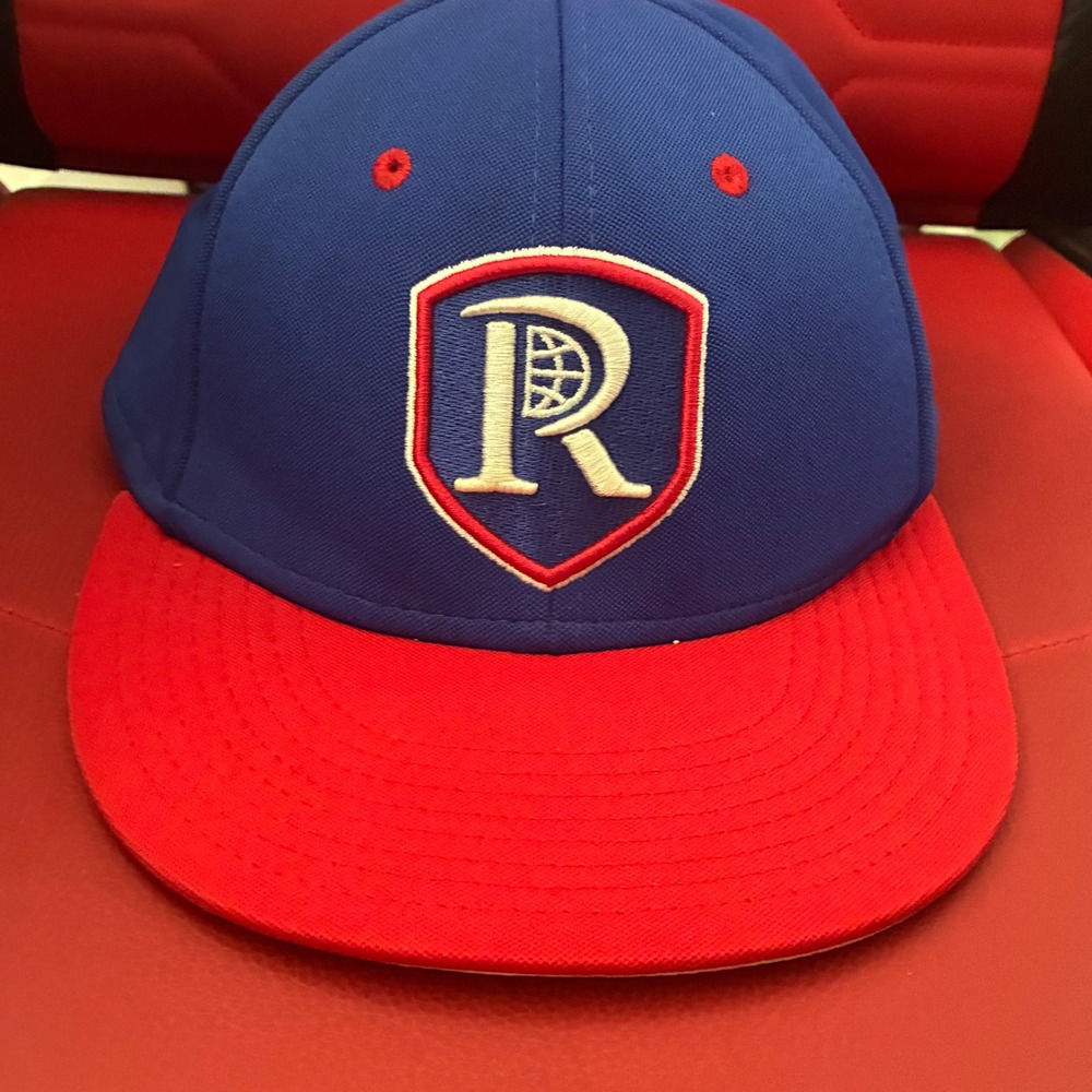 Vintage Riverwood International Charter School The Game Pro Fitted Hat M Blue